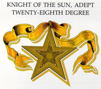 28th degree of the Scottish Rite - Knight of the Sun or Prince Adept